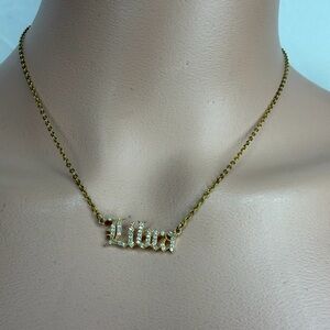 Gold and diamond Zodiac Necklace